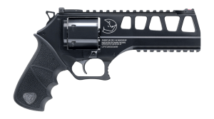 Chiappa Firearms CF340350 60SAR *CA Compliant L Frame 44 Mag 6 Shot 6" Black Steel Barrel & Cylinder Black Alloy Frame Hogue Rubber Grip