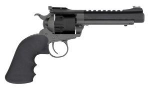 Chiappa Firearms 340358 1873  44 Mag 6 Shot 7.50" Black Hexagonal Shroud w/Picatinny Rail Barrel  Black Cylinder  Black Alloy Frame  Black Hogue Rubber Grip  Exposed Hammer