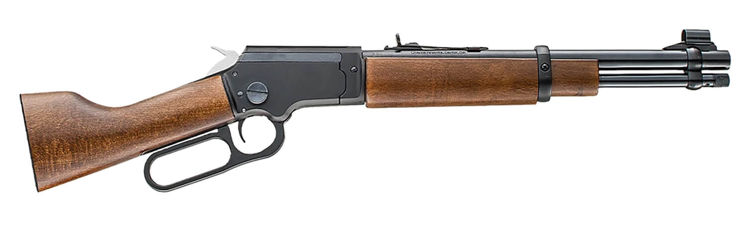Chiappa Firearms 920441 LA322 TD Bandit 22 LR 9+1 Black barrel Black Anodized Aluminum Frame Wood Short Cut Stock Chiappa Firearms 920441 LA322 TD Bandit 22 LR 9+1 Black barrel Black Anodized Aluminum Frame Wood Short Cut Stock