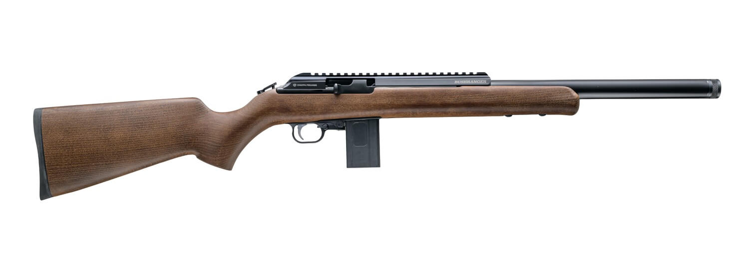 Chiappa Firearms 500282 M1 Carbine BushRanger 22 LR 10+1 22″ Blued Threaded Barrel Picatinny Rail Receiver Walnut Fixed Stock Chiappa Firearms 500282 M1 Carbine BushRanger 22 LR 10+1 22″ Blued Threaded Barrel Picatinny Rail Receiver Walnut Fixed Stock