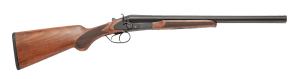 Charles Daly 930400 500 Coach 12 Gauge Break Open 3" 2rd 18.50" Black Side By Side Barrel  Black Steel Receiver  Fixed Walnut Stock
