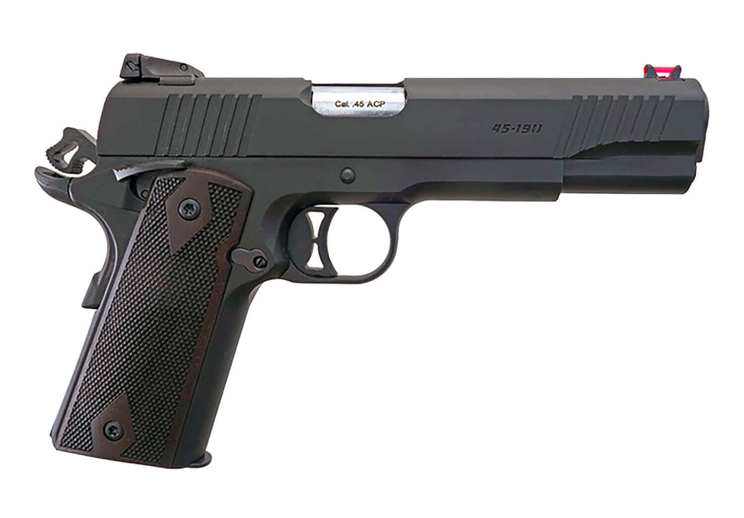 T R Imports 191145BLACK 1911 45 ACP 7+1 Overall Black Black Polymer Grip - Image 2