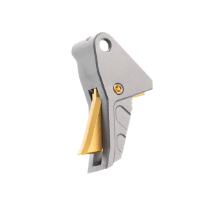 Tyrant CNC TDECHETRIGGREY/GOLD I.T.T.S Trigger Grey/Gold Fits Springfield Echelon