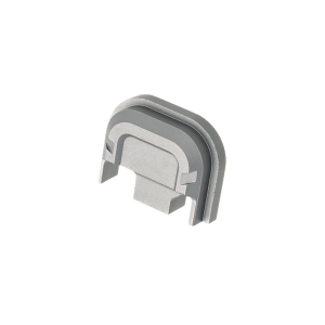 Tyrant CNC TDG14SPGREY Slide Cover Plate  Chevron Design Glock Gen1-4 Grey Aluminum
