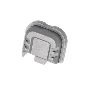 Tyrant CNC TDG43X48SPGREY Slide Cover Plate  Chevron Design Glock 43x/48 Grey Aluminum