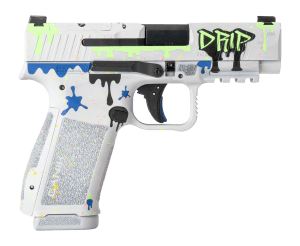 Canik HG7896DRW-N Mete MC9LS Signature Drip 9mm Luger 17+1 3.64" Optic Ready/Serrated Slide  Polymer Frame w/Picatinny Rail