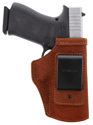 Galco STO286R Stow-N-Go  IWB Natural Steerhide Fits Glock 26 Gen3-5 Right Hand