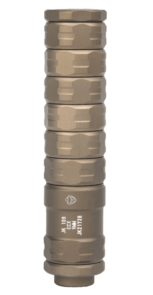 Jk Armament JK105CCX9FDE CCX  9mm Luger 1.05" Flat Dark Earth 1/2"x28