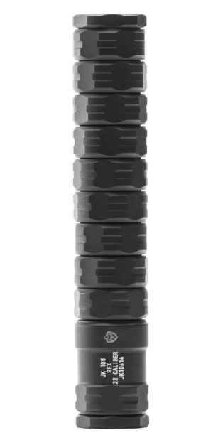 Jk Armament JK105RFX22 RFX  22 Cal 1.05" Black Aluminum/Stainless Steel 1/2"x28