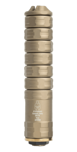 Jk Armament JK155RPX9KFDE RPX 155 9mm 1.55" Flat Dark Earth Aluminum/Titanium 1/2"x28