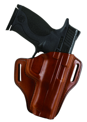 Bianchi 25017 57 Remedy OWB Size 10 Tan Leather Belt Slide Fits Colt 1911 Government Left Hand