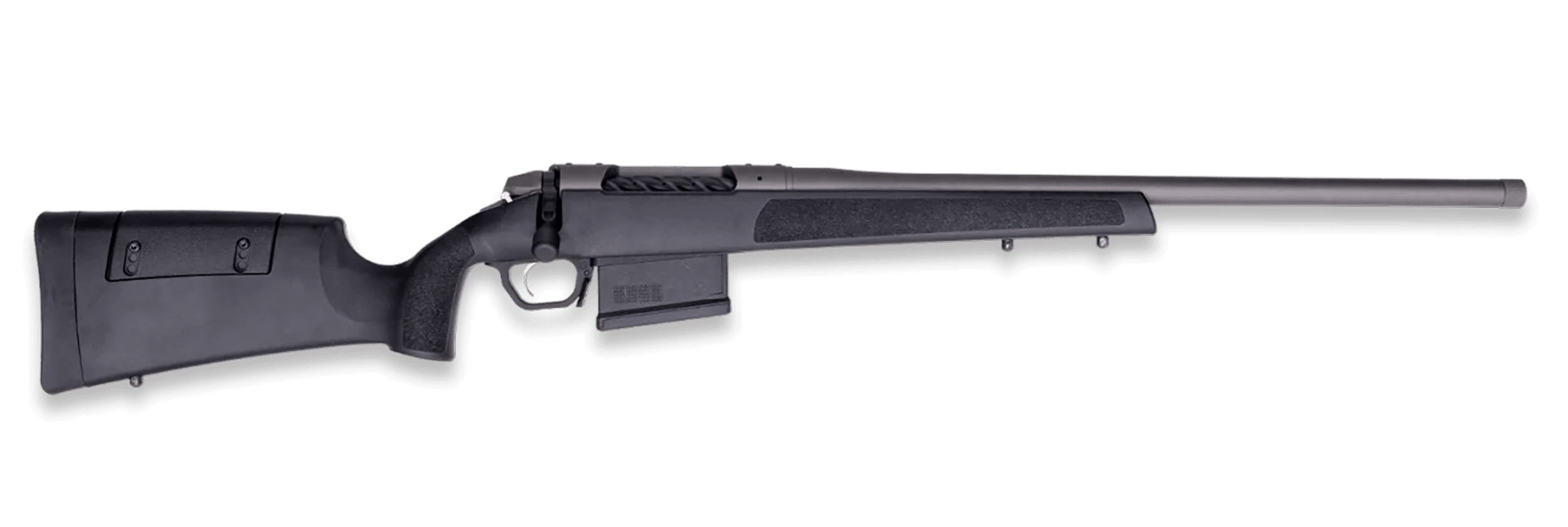 Weatherby 3WR047MMBR16T 307 Range SF 7mm BC 5+1 16" Tungsten Cerakote Heavy Threaded Barrel & Steel Drilled & Tapped Receiver Black Adj Cheek Piece & LOP Synthetic Stock