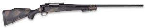 Weatherby VBS308NR0B Vanguard Black Hills 308 Win 4+1 18" Matte Blued Heavy Threaded Barrel & Steel Receiver w/Picatinny Rail  Arca Adapter/Picatinny Rail Forend  Black w/Green & Tan Accents Peak 44 Monte Carlo Polymer Stock