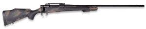 Weatherby VBS65CMR18B Vanguard Black Hills 6.5 Creedmoor 4+1 16" + 2" Matte Blued Heavy Threaded Barrel & Steel Receiver w/Picatinny Rail  Arca Adapter/Picatinny Rail Forend  Black w/Green & Tan Accents Peak 44 Monte Carlo Polymer Stock