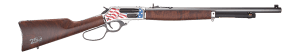 Henry H010BG250 America's 250th Anniversary Tribute Edition 45-70 Gov 4+1 22" Blued Octagon Barrel  American Flag Drilled & Tapped Receiver  American Walnut Straight Grip Stock w/250th Logo