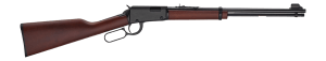 Henry H00122M Classic 22 WMR 12+1 18.50″ Blued Round Barrel  Black Aluminum Grooved Receiver  American Walnut Straight Grip Stock