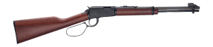 Henry H001L22M Classic 22 WMR 12+1 18.50″ Blued Round Barrel  Black Aluminum Grooved Receiver  American Walnut Straight Grip Stock