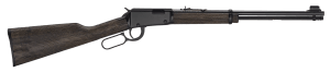 Henry H001GG22 Garden Gun  22 S/L/LR 15/17/21+1 18.50" Blued Round Barrel  Black Aluminum Grooved Receiver  Black Ash Straight Grip Wood Stock