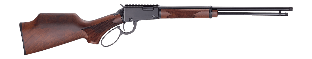 Henry H001PGH22M Sporter 22 WMR 12+1 18.50″ Blued Threaded Barrel Black Aluminum Receiver w/Picatinny Rail American Walnut Fixed w/Pistol Grip Stock Henry H001PGH22M Sporter 22 WMR 12+1 18.50″ Blued Threaded Barrel Black Aluminum Receiver w/Picatinny Rail American Walnut Fixed w/Pistol Grip Stock
