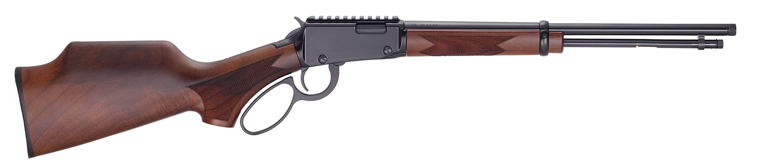 Henry H001PGHR22 Sporter Carbine 22 S/L/LR 13/14/18+1 16.50″ Blued Threaded Barrel Black Aluminum Receiver w/Picatinny Rail American Walnut Fixed w/Pistol Grip Stock Henry H001PGHR22 Sporter Carbine 22 S/L/LR 13/14/18+1 16.50″ Blued Threaded Barrel Black Aluminum Receiver w/Picatinny Rail American Walnut Fixed w/Pistol Grip Stock