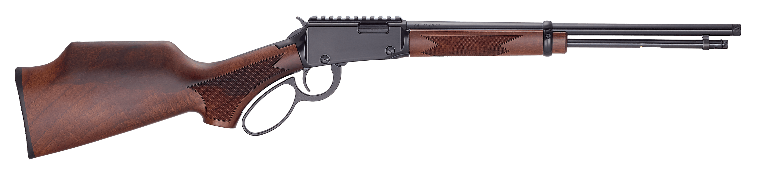 Henry H001PGHR22M Sporter Carbine 22 WMR 10+1 16.50″ Blued Threaded Barrel Black Aluminum Receiver w/Picatinny Rail American Walnut Fixed w/Pistol Grip Stock Henry H001PGHR22M Sporter Carbine 22 WMR 10+1 16.50″ Blued Threaded Barrel Black Aluminum Receiver w/Picatinny Rail American Walnut Fixed w/Pistol Grip Stock