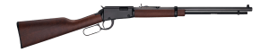 Henry H001T22M Frontier 22 WMR 13+1 20″ Blued Octagon Barrel  Black Aluminum Receiver  American Walnut Straight Grip Stock