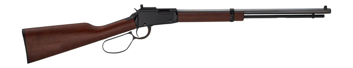 Henry H001TR22 Frontier Carbine 22 S/L/LR 13/14/18+1 16.50″ Blued Octagon Barrel Black Aluminum Receiver American Walnut Straight Grip Stock Henry H001TR22 Frontier Carbine 22 S/L/LR 13/14/18+1 16.50″ Blued Octagon Barrel Black Aluminum Receiver American Walnut Straight Grip Stock