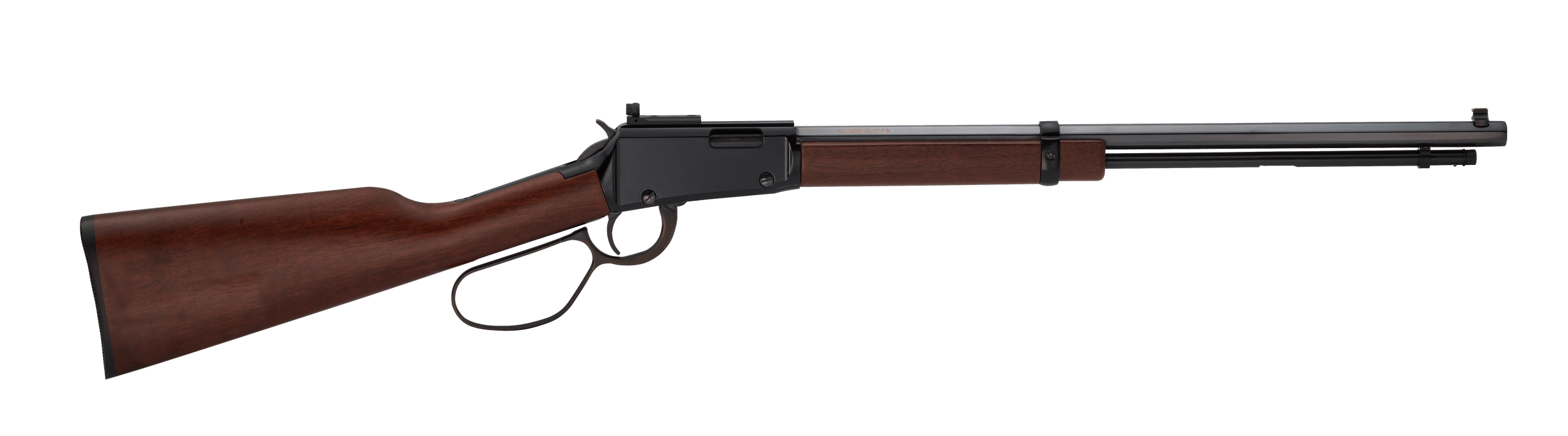 Henry H001TP22M Tracker Carbine 22 WMR 13+1 20″ Blued Octagon Barrel Black Aluminum Grooved Receiver American Walnut Fixed w/Pistol Grip Stock Henry H001TP22M Tracker Carbine 22 WMR 13+1 20″ Blued Octagon Barrel Black Aluminum Grooved Receiver American Walnut Fixed w/Pistol Grip Stock