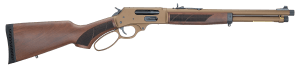 Henry H010XCW4570 Explorer Carbine 45-70 Gov 4+1 16.50" Burnt Bronze Cerakote Threaded Barrel  Burnt Bronze Cerakote Steel Drilled & Tapped Receiver  American Walnut Fixed w/Pistol Grip Stock