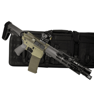Shark Coast Tactical SCC06209BUGBR-P Bug Bear Bundle 5.56 NATO 30+1 10.50" Threaded Barrel  Aluminum Receiver w/Picatinny Rail  M-LOK Handguard  Polymer SB Tactical SBA3 Brace  Magpul Grip  Vortex Crossfire Red Dot  Streamlight ProTac Rail Light 2