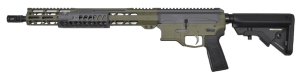 Bilson Arms ARFCS4920R1 BA-15FC 5.56 NATO 20+1 16" Black Threaded Barrel Sniper Green & Gray Cerakote Aluminum Receiver w/Picatinny Rail M-LOK Handguard B5 Bravo Black Polymer Stock B5 Grip Right Hand