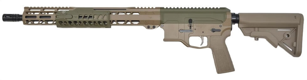 Bilson Arms ARFCSFG20R1 BA-15FC 5.56 NATO 20+1 16" Black Threaded Barrel Flat Dark Earth/Sniper Green Cerakote Aluminum Receiver w/Picatinny Rail M-LOK Handguard B5 Bravo Black Polymer Stock B5 Grip Right Hand - Image 2