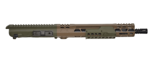 Bilson Arms P7UFSFG10R1 BA-15FCP 338 ARC 10+1 12.50" Threaded Barrel Flat Dark Earth/Sniper Green Cerakote Aluminum Receiver w/Picatinny Rail M-LOK Handguard