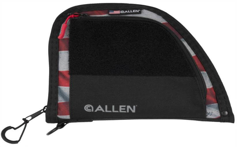 Allen 1127 Victory Taper Case Single Red/White/Blue Holds 2 Handguns - Image 3