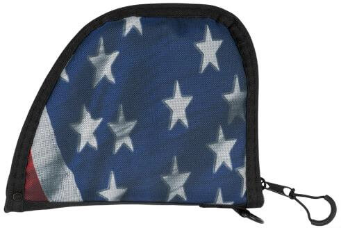 Allen 1127 Victory Taper Case Single Red/White/Blue Holds 2 Handguns - Image 2