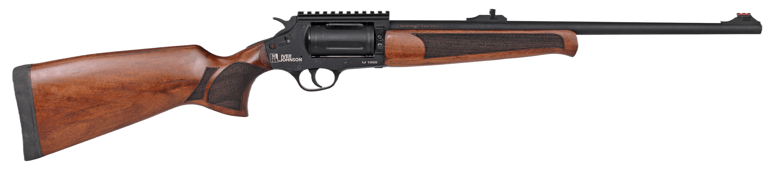 Iver Johnson Arms IJ1000 IJ1000 410 Gauge 5rd 20″ Matte Black Chrome Barrel Matte Black Chrome Receiver w/Picatinny Rail Walnut Fixed Stock Iver Johnson Arms IJ1000 IJ1000 410 Gauge 5rd 20″ Matte Black Chrome Barrel Matte Black Chrome Receiver w/Picatinny Rail Walnut Fixed Stock