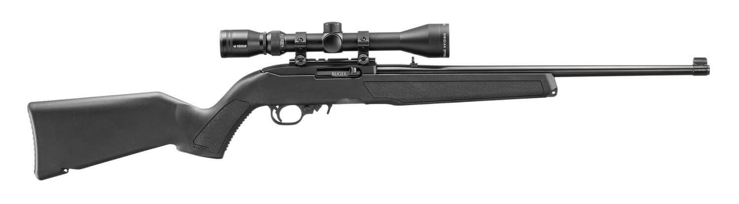 Ruger 10/22 w/Optic 22 LR 10+1 18.50" Satin Stainless Steel Barrel & Drilled & Tapped Receiver Black Fixed w/M-LOK Polymer Stock Viridian EON 3-9x40mm Scope - Image 4