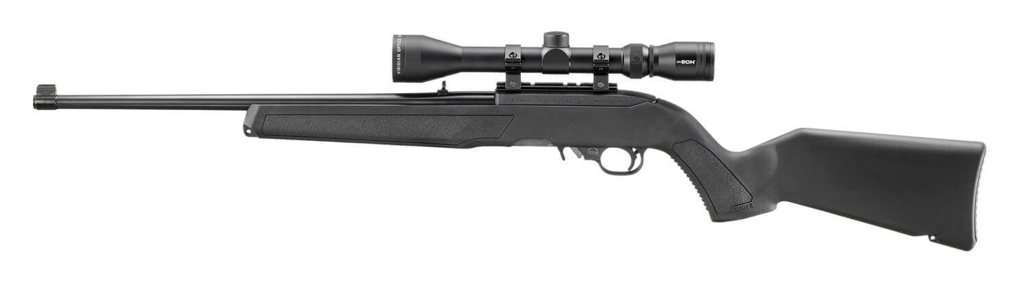 Ruger 10/22 w/Optic 22 LR 10+1 18.50" Satin Stainless Steel Barrel & Drilled & Tapped Receiver Black Fixed w/M-LOK Polymer Stock Viridian EON 3-9x40mm Scope - Image 2