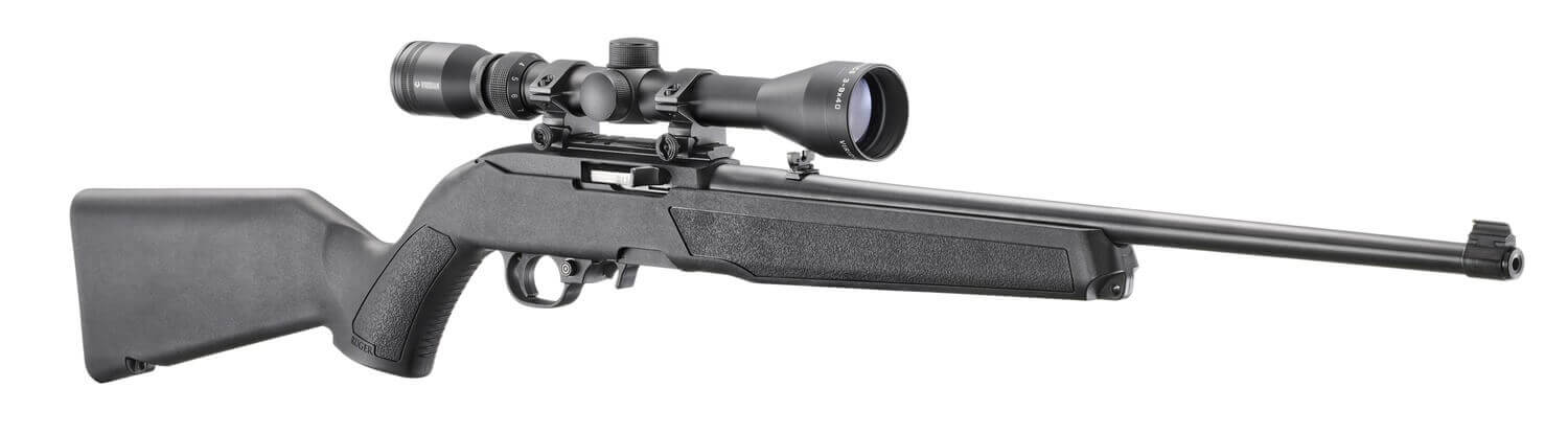 Ruger 10/22 w/Optic 22 LR 10+1 18.50" Satin Stainless Steel Barrel & Drilled & Tapped Receiver Black Fixed w/M-LOK Polymer Stock Viridian EON 3-9x40mm Scope - Image 3