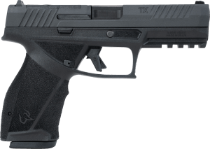 Taurus  TX 9  Full Size 9mm Luger 10+1 4.50" Black Barrel  Black Nitride Alloy Steel Optic Ready/Serrated Slide  Black Stainless Steel Frame w/Picatinny Rail  Interchangeable Backstrap Grip