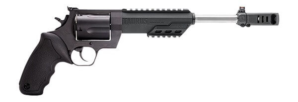 Taurus 2-350101RH Raging Hunter Large 350 Legend 6 Shot 10.50" Overall Matte Black Picatinny Rail Barrel w/Muzzle Brake Cylinder & Stainless Steel Frame Transfer Bar Safety Exposed Hammer - Image 2