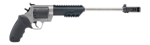 Taurus 2-350145RH Raging Hunter Large 350 Legend 6 Shot 14" Matte Stainless Picatinny Rail Barrel w/Muzzle Brake Matte Black Oxide Cylinder Matte Stainless Stainless Steel Frame Transfer Bar Safety Exposed Hammer