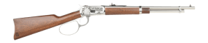 Heritage Mfg H92045189-EN01 92  45 Colt (Long Colt) 8+1 18" Stainless Steel Barrel & Receiver  Hardwood Stock