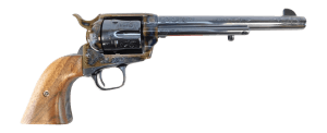 Colt Mfg P2870Z Single Action Army 150th Anniversary 45 Long Colt 6 Shot 7.50" Engraved Blued Barrel & Cylinder  Engraved Color Case Hardened Frame  Walnut Grip