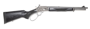 Cnc Firearms CNCRAZ10MM Marlin 1894 SBL Wild Boar 10mm Auto 16" Polished Stainless Steel Polished Engraved Receiver Gray Fixed Laminate Stock