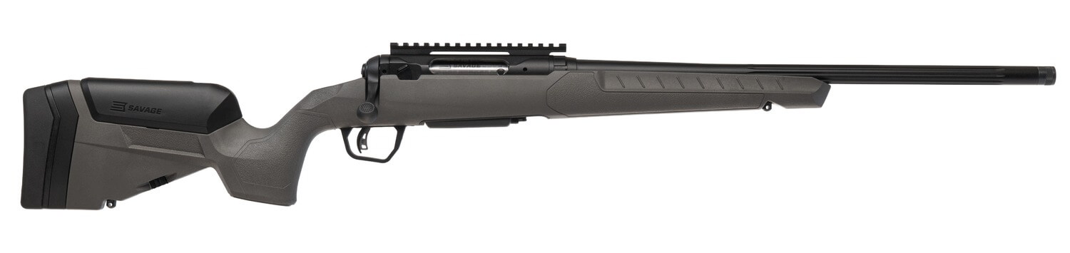Savage Arms 32400 110 Trailblazer 5.56 NATO 4+1 20″ Fluted Barrel Flat Dark Gray Adj LOP Synthetic Stock Right Hand Savage Arms 32400 110 Trailblazer 5.56 NATO 4+1 20″ Fluted Barrel Flat Dark Gray Adj LOP Synthetic Stock Right Hand