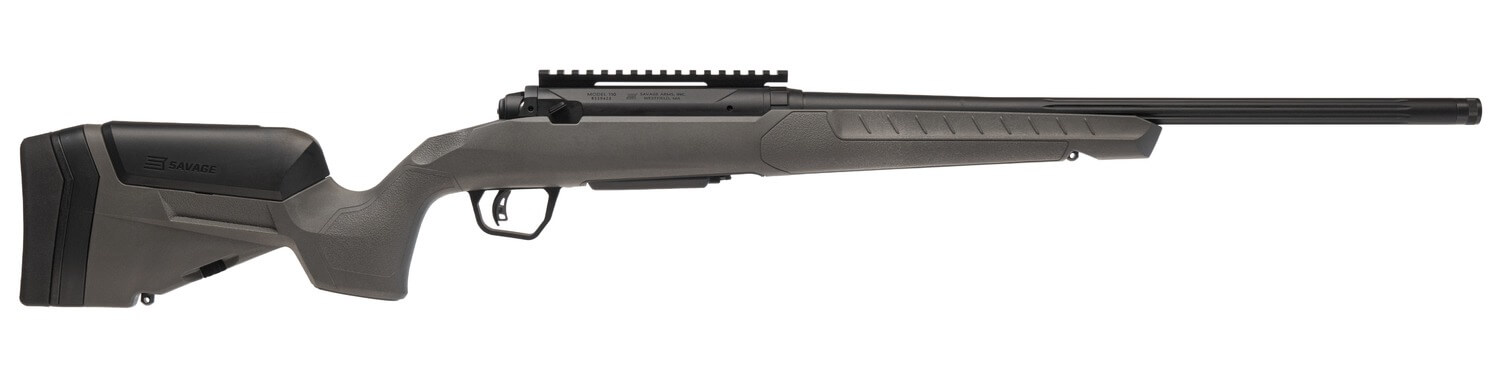 Savage Arms 32445 110 Trailblazer 7mm PRC 2+1 22″ Fluted Barrel Flat Dark Gray Adj LOP Synthetic Stock Left Hand Savage Arms 32445 110 Trailblazer 7mm PRC 2+1 22″ Fluted Barrel Flat Dark Gray Adj LOP Synthetic Stock Left Hand