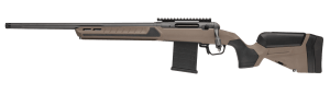 Savage Arms 32683 110 Core Tactical Full Size 22 ARC 10+1 18" Medium Heavy Fluted Barrel  Arca Rail Forend  Coyote Tan AccuStock w/AccuFit V2 Synthetic Stock  Left Hand