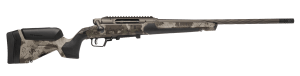 Savage Arms 32921 Impulse Core Hunter Pro Full Size 22 Creedmoor 3+1 20" Heavy Sporter Threaded Barrel  Carbon Steel Drilled & Tapped Receiver  Savage Woodland Camo AccuStock w/AccuFit V2 Synthetic Stock