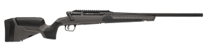 Savage Arms 32835 Impulse Core Hunter Full Size 6.8 Western 2+1 22" Heavy Sporter Threaded Barrel  Carbon Steel Drilled & Tapped Receiver  Dark Gray Synthetic AccuStock w/AccuFit V2